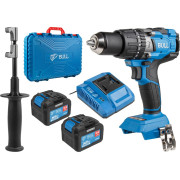 Аккум. дрель-шуруповерт BULL SR 1805 в чем. XLTpro, 2х6 А*ч, БЕСЩЕТ., 18 В, 120 Н*м, БЗП(мет.) 13 мм