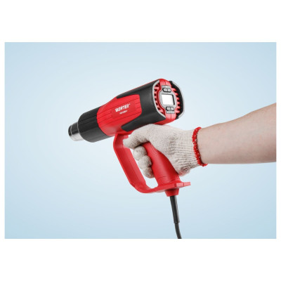 Термовоздуходувка WORTEX HG 6120-1 в чем. + набор сопл 2000 Вт, 2 режима, 60-600 °С, LCD Термовоздуходувка WORTEX HG 6120-1 в чем. + набор сопл 2000 Вт, 2 режима, 60-600 °С, LCD