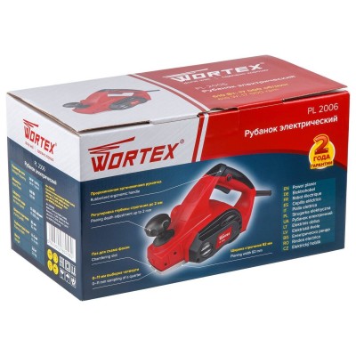 Рубанок электрический WORTEX PL 2006 в кор. 610 Вт, шир. до 82 мм, глуб. до 2.0 мм Рубанок электрический WORTEX PL 2006 в кор. 610 Вт, шир. до 82 мм, глуб. до 2.0 мм