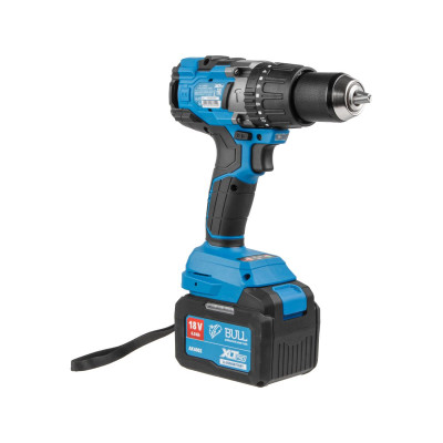 Аккум. дрель-шуруповерт BULL SR 1805 в чем. XLTpro, 2х6 А*ч, БЕСЩЕТ., 18 В, 120 Н*м, БЗП(мет.) 13 мм Аккум. дрель-шуруповерт BULL SR 1805 в чем. XLTpro, 2х6 А*ч, БЕСЩЕТ., 18 В, 120 Н*м, БЗП(мет.) 13 мм