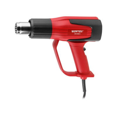 Термовоздуходувка WORTEX HG 6120-1 в чем. + набор сопл 2000 Вт, 2 режима, 60-600 °С, LCD Термовоздуходувка WORTEX HG 6120-1 в чем. + набор сопл 2000 Вт, 2 режима, 60-600 °С, LCD