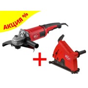 Двуручная углошлифмашина WORTEX AG 2326-2 в кор.+АКЦИЯ DS23000018 Кожух вытяжной для УШМ DS 230