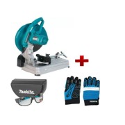 Отрезная пила по металлу MAKITA LW 1400 в кор. + АКЦИЯ Защитные очки + Перчатки "Механик" XL