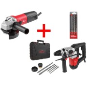 Одноручная углошлифмашина WORTEX AG 1210-1 в кор.+ АКЦИЯ! -21% скидка на комплект!