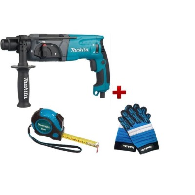 Перфоратор MAKITA HR 2470 в чем. + АКЦИЯ Рулетка + Перчатки "Механик" Перфоратор MAKITA HR 2470 в чем. + АКЦИЯ Рулетка + Перчатки "Механик"