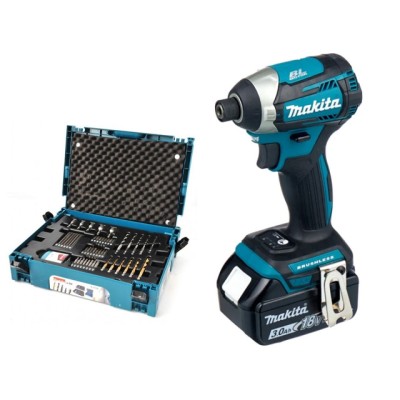 Аккум. шуруповерт MAKITA LXT DTD 154 RFE в чем. + Набор оснастки MAKITA 56 предметов (B-53768) Аккум. шуруповерт MAKITA LXT DTD 154 RFE в чем. + Набор оснастки MAKITA 56 предметов (B-53768)