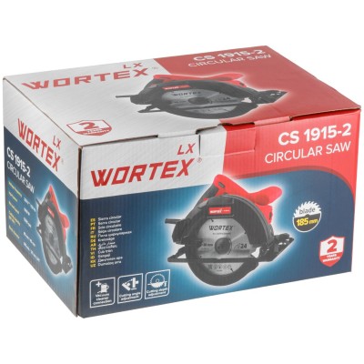 Циркулярная пила WORTEX LX CS 1915-2 в кор. 1400 Вт, 185х20х24Т Циркулярная пила WORTEX LX CS 1915-2 в кор. 1400 Вт, 185х20х24Т