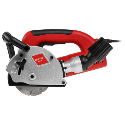 Штроборез WORTEX WM 1230 в кор. 1320 Вт, 125 мм, глубина до 30 мм, конст. эл., плав. пуск. Штроборез WORTEX WM 1230 в кор. 1320 Вт, 125 мм, глубина до 30 мм, конст. эл., плав. пуск.