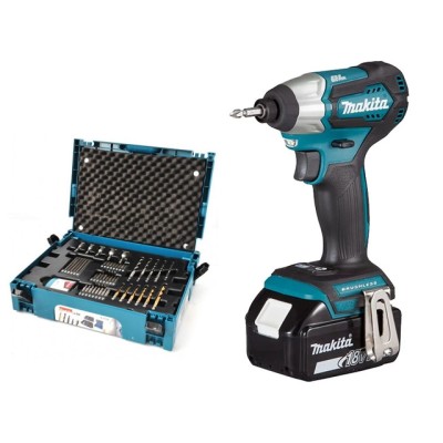 Аккум. шуруповерт MAKITA LXT DTD 155 RFE в чем. + Набор оснастки MAKITA 56 предметов (B-53768) Аккум. шуруповерт MAKITA LXT DTD 155 RFE в чем. + Набор оснастки MAKITA 56 предметов (B-53768)