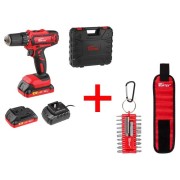 Аккум. дрель-шуруповерт WORTEX BD 1820-1 DLi в чем. ALL1 + АКЦИЯ!