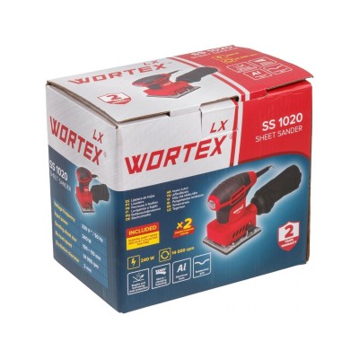 Виброшлифмашина WORTEX LX SS 1020 в кор. 240 Вт, 100х110 мм, 14000 кол/мин Виброшлифмашина WORTEX LX SS 1020 в кор. 240 Вт, 100х110 мм, 14000 кол/мин
