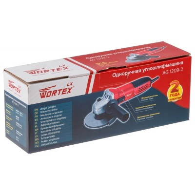 Одноручная углошлифмашина WORTEX LX AG 1209-2 в кор. 850 Вт, 125 мм, 11000 об/мин Одноручная углошлифмашина WORTEX LX AG 1209-2 в кор. 850 Вт, 125 мм, 11000 об/мин