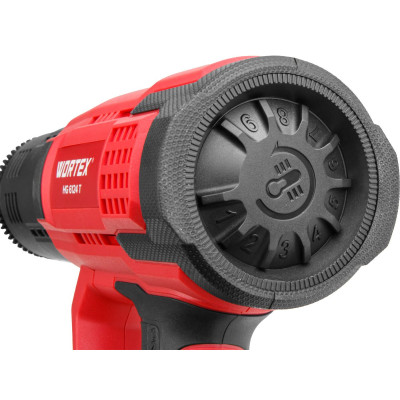 Термовоздуходувка WORTEX HG 6124 T в кор. + набор сопл 2000 Вт, 2 режима., 60-600 °С Термовоздуходувка WORTEX HG 6124 T в кор. + набор сопл 2000 Вт, 2 режима., 60-600 °С