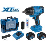 Аккум. ударный гайковерт BULL SC 1807 Xcase, XLTpro, БЕСЩЕТ., 18 В, 750 Н*м, 1/2", 2х6 А*ч, з/у 6 А