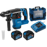 Аккум. перфоратор BULL CBH 1826 Xcase, XLTpro, БЕСЩЕТ., 18 В, 2.6 Дж, 26 мм, 2x6 А*ч, з/у