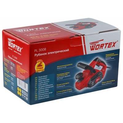 Рубанок электрический WORTEX PL 3008 в кор. 810 Вт, шир. до 82 мм, глуб. до 3.0 мм Рубанок электрический WORTEX PL 3008 в кор. 810 Вт, шир. до 82 мм, глуб. до 3.0 мм