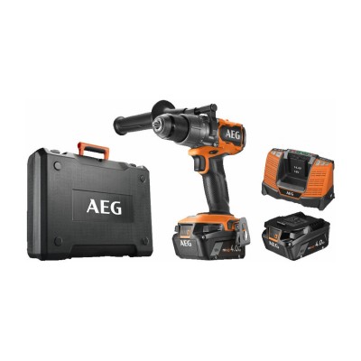 Бесщеточная аккумуляторная ударная дрель-шуруповерт AEG 18В BSB18C3BL-402C Бесщеточная аккумуляторная ударная дрель-шуруповерт AEG 18В BSB18C3BL-402C