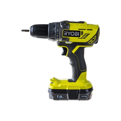 Компактная дрель-шуруповерт Ryobi ONE+ R18DD3-115S Компактная дрель-шуруповерт Ryobi ONE+ R18DD3-115S