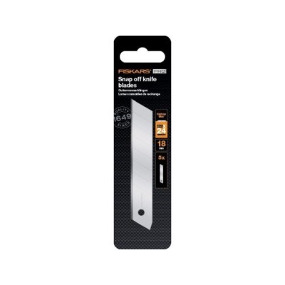 1027232 Лезвия сменные для ножа 18мм 5шт. CarbonMax FISKARS 1027232 Лезвия сменные для ножа 18мм 5шт. CarbonMax FISKARS
