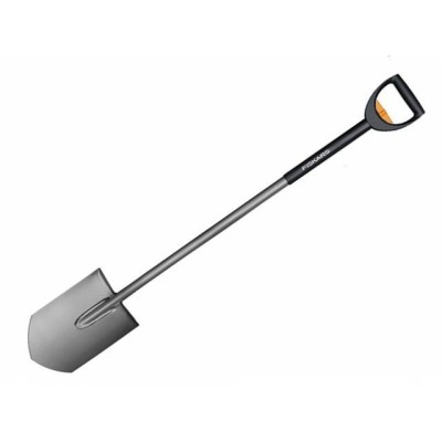 Лопата штыковая телескопическая закругленная SmartFit FISKARS Лопата штыковая телескопическая закругленная SmartFit FISKARS