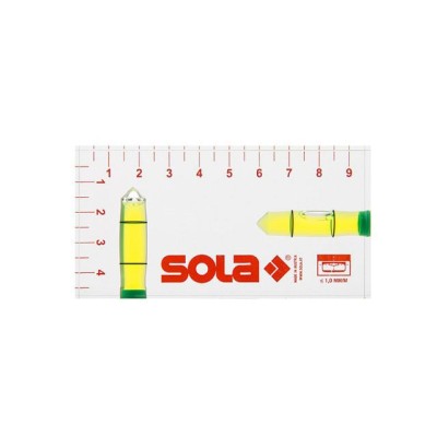 Уровень 95мм 2 глазка акриловый R102 (SOLA) Уровень 95мм 2 глазка акриловый R102 (SOLA)