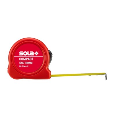 Рулетка 3м/16мм "Compact" CO 3m (SOLA) Рулетка 3м/16мм "Compact" CO 3m (SOLA)