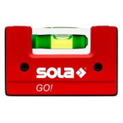 Уровень 68 мм 1 глазок пластм. GO! CLIP! (SOLA)