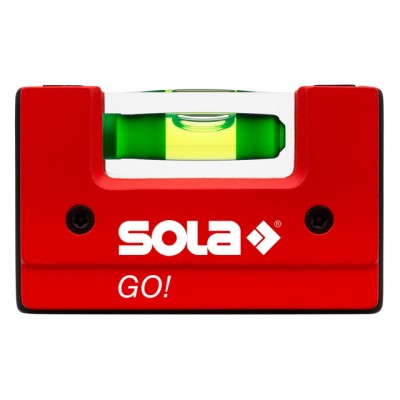 Уровень 68 мм 1 глазок пластм. GO! CLIP! (SOLA) Уровень 68 мм 1 глазок пластм. GO! CLIP! (SOLA)