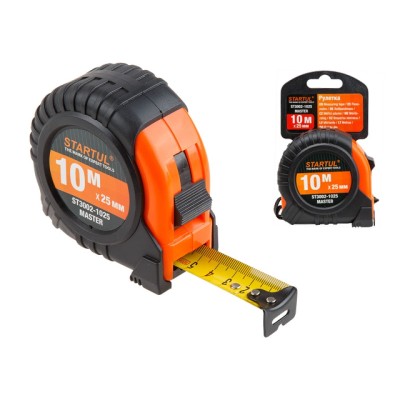 Рулетка 10м/25мм STARTUL MASTER (ST3002-1025) Рулетка 10м/25мм STARTUL MASTER (ST3002-1025)
