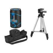 Нивелир лазерный BULL LL 2201 со штативом в кор. 2х120°, до 30 м, +/- 0.3 мм/м, зеленый