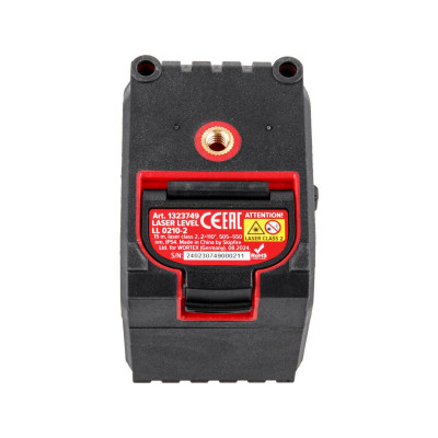 Нивелир лазерный линейный WORTEX LX LL 0210-2 (2х110°, до 15 м, +/- 0.3 мм/м, зеленый) Нивелир лазерный линейный WORTEX LX LL 0210-2 (2х110°, до 15 м, +/- 0.3 мм/м, зеленый)