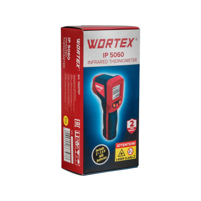 Инфракрасный термометр (пирометр) WORTEX IP 5060 -50°C...+600°C,регулировка чувствительности 0,1-1,0 Инфракрасный термометр (пирометр) WORTEX IP 5060 -50°C...+600°C,регулировка чувствительности 0,1-1,0
