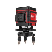 Нивелир лазерный WORTEX LL 0330-1 в чем. + аксессуары 3х360°, до 25 м, +/- 0.3 мм/м, зеленый