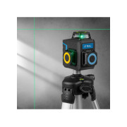 Нивелир лазерный BULL LL 3303 со штативом в кор. 3х360°, до 60 м, +/- 0.3 мм/м, зеленый