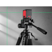 Нивелир лазерный линейный WORTEX LX LL 0210-2 (2х110°, до 15 м, +/- 0.3 мм/м, зеленый)