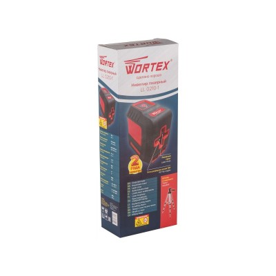 Нивелир лазерный WORTEX LL 0210-1 со штативом в кор. 2х130°, до 15 м, +/- 0.3 мм/м, красный Нивелир лазерный WORTEX LL 0210-1 со штативом в кор. 2х130°, до 15 м, +/- 0.3 мм/м, красный