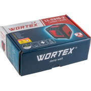 Нивелир лазерный линейный WORTEX LX LL 0210-2 (2х110°, до 15 м, +/- 0.3 мм/м, зеленый)