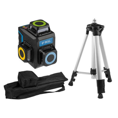 Нивелир лазерный BULL LL 3303 со штативом в кор. 3х360°, до 60 м, +/- 0.3 мм/м, зеленый Нивелир лазерный BULL LL 3303 со штативом в кор. 3х360°, до 60 м, +/- 0.3 мм/м, зеленый
