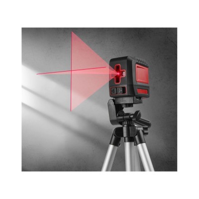 Нивелир лазерный WORTEX LL 0210-1 со штативом в кор. 2х130°, до 15 м, +/- 0.3 мм/м, красный Нивелир лазерный WORTEX LL 0210-1 со штативом в кор. 2х130°, до 15 м, +/- 0.3 мм/м, красный