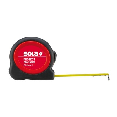 Рулетка 5м/19мм "Protect" PE 5m (SOLA) Рулетка 5м/19мм "Protect" PE 5m (SOLA)