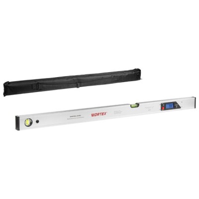 Уровень электронный WORTEX DL 1000 в кор. 4х90, погр.(0,90): 0,05,остальн.: 0,2, 1000 мм Уровень электронный WORTEX DL 1000 в кор. 4х90, погр.(0,90): 0,05,остальн.: 0,2, 1000 мм