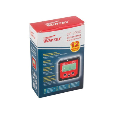 Уклономер электронный WORTEX DP 9000 4х90, крепление на магнитах Уклономер электронный WORTEX DP 9000 4х90, крепление на магнитах