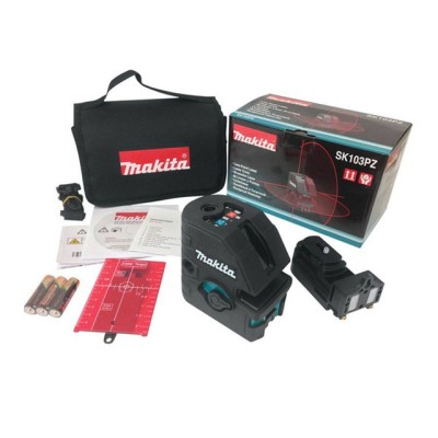 Нивелир лазерный линейный MAKITA SK 103 PZ с держателем в сумке Нивелир лазерный линейный MAKITA SK 103 PZ с держателем в сумке