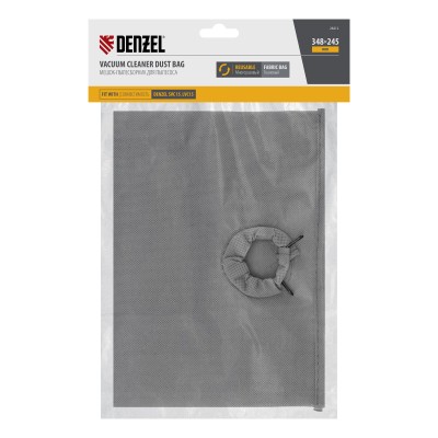 Мешок тканевый многоразовый для пылесоса Denzel SVC15, LVC15 Denzel Мешок тканевый многоразовый для пылесоса Denzel SVC15, LVC15 Denzel