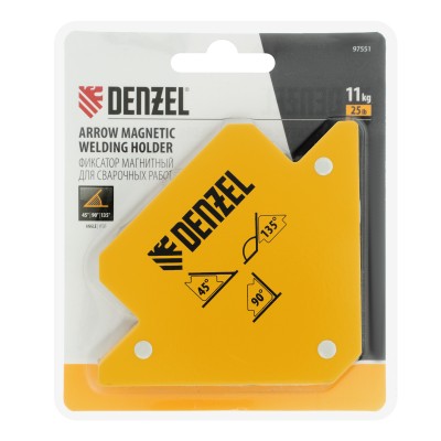 Фиксатор магнитный для сварочных работ, усилие 25 Lb Denzel Фиксатор магнитный для сварочных работ, усилие 25 Lb Denzel