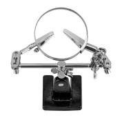 Зажим для пайки "Третья рука" с лупой Sparta