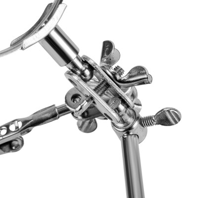 Зажим для пайки "Третья рука" с лупой Sparta Зажим для пайки "Третья рука" с лупой Sparta