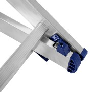 Лестница, 2 х 14 ступеней, алюминиевая, двухсекционная, Сибртех