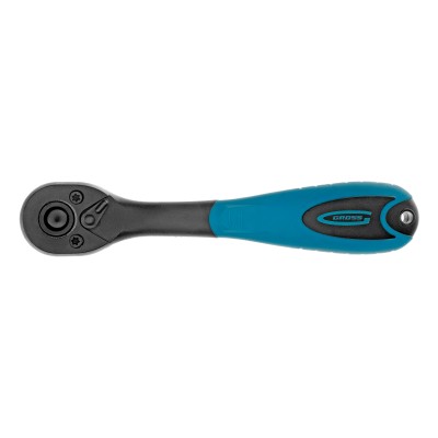 Ключ-трещотка 1/4", CrV, 72 зуба, с быстрым сбросом Gross Ключ-трещотка 1/4", CrV, 72 зуба, с быстрым сбросом Gross