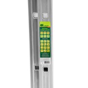 Лестница, 2 х 14 ступеней, алюминиевая, двухсекционная, Сибртех